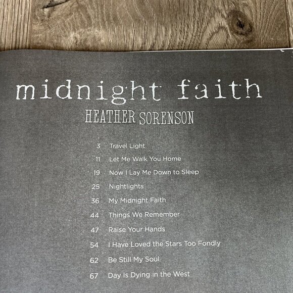 Heather Sorenson - Midnight Faith Vocal Piano Book Audio Shawnee Press - Picture 5 of 6